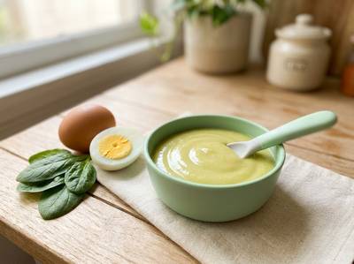 Bubur Telur Bayam · 6–8 bln
